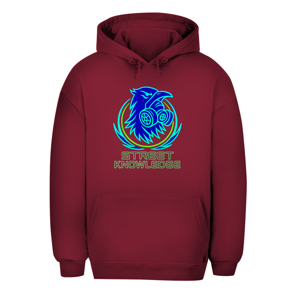 Hoodie Street Knowledge Limited - Burgundy / XS - Clothes