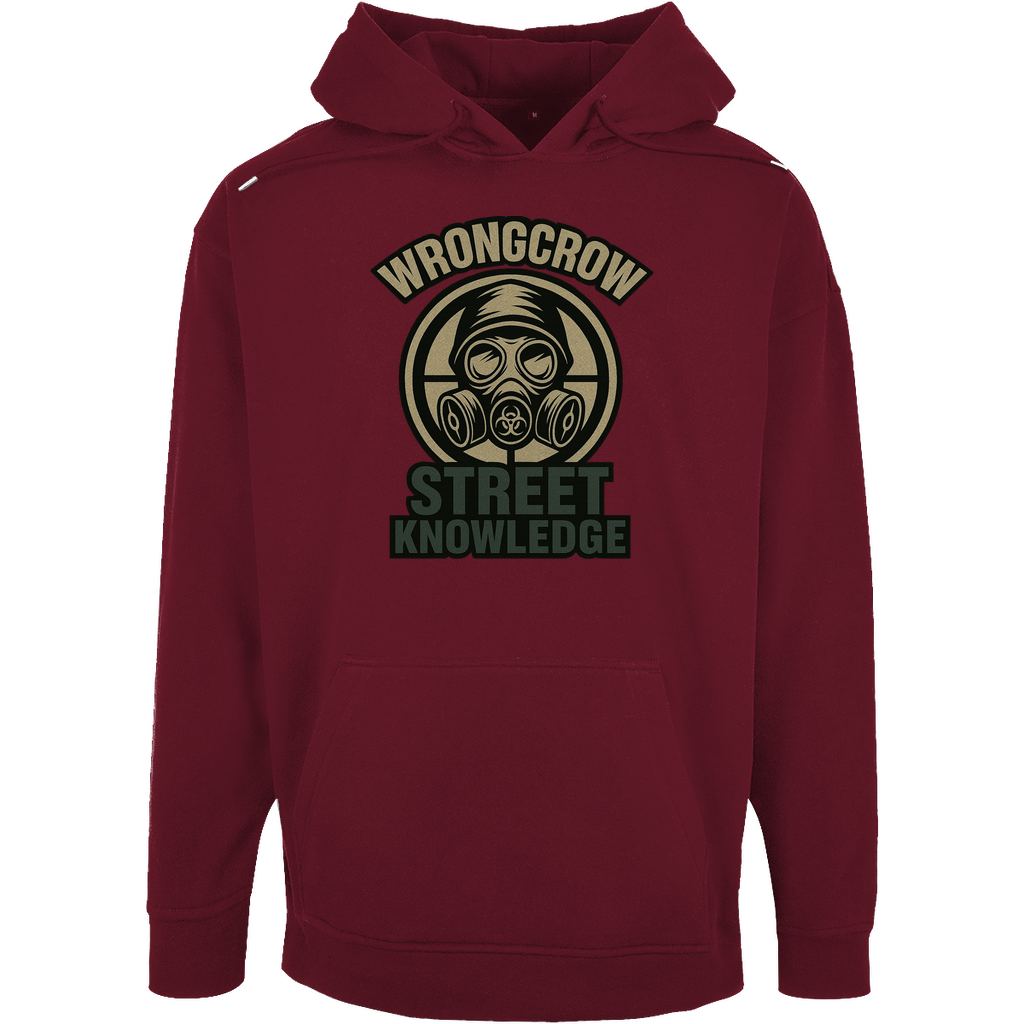 Hoodie Street Knowledge Limited - Burgundy / XS - Clothes