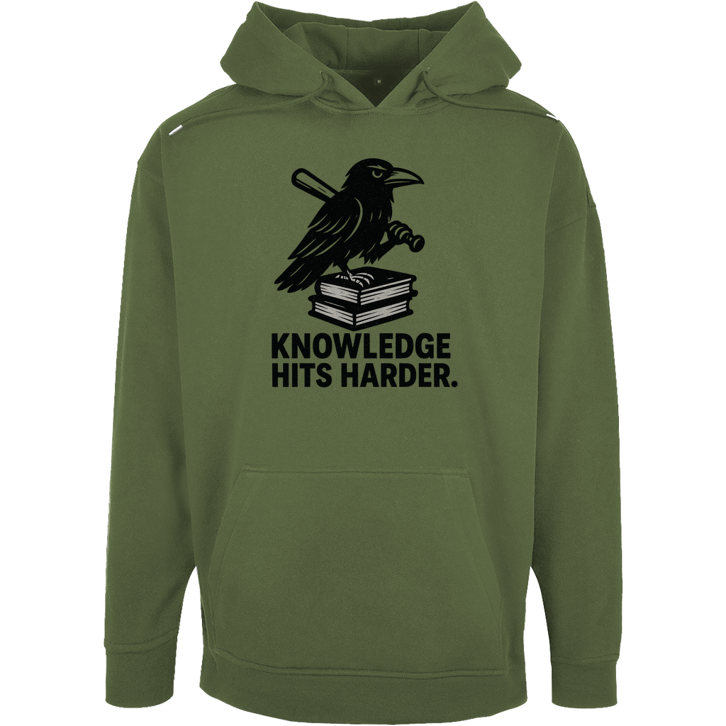 Hoodie Street Knowledge Limited - Olive / XS - Clothes