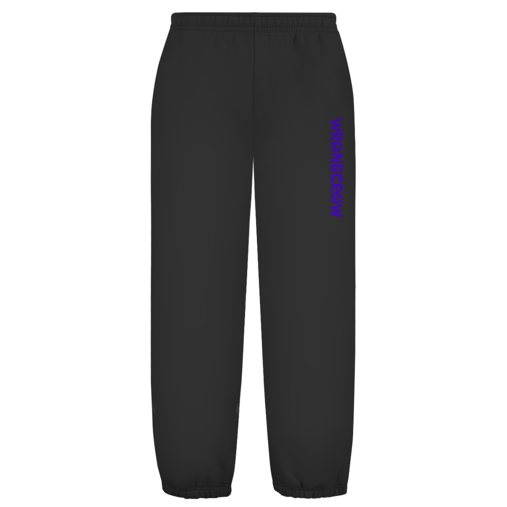 Oversize Fluffy Sweatpants Wrongcrow - Black / S - Clothes