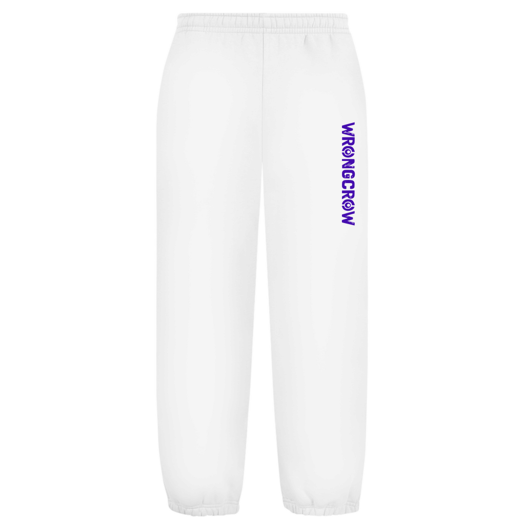 Oversize Fluffy Sweatpants Wrongcrow - White / S - Clothes