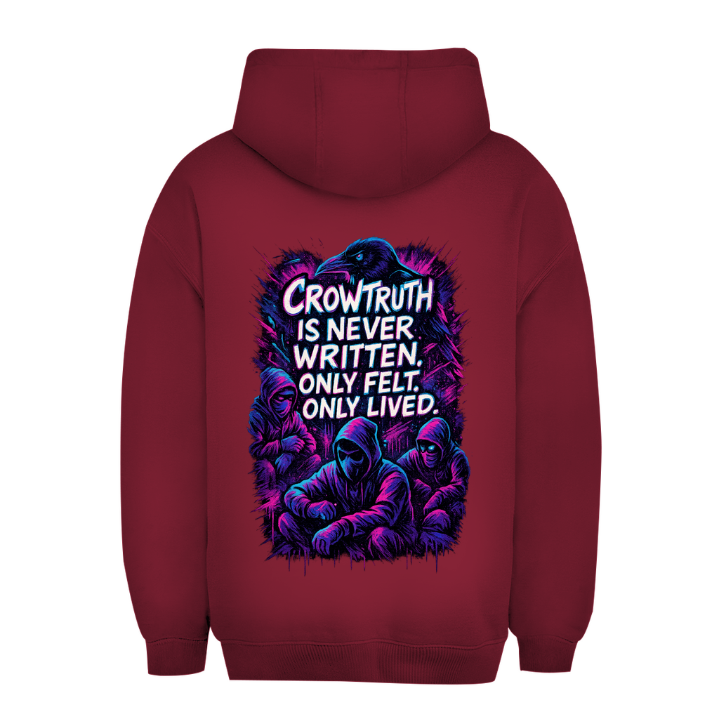 Oversize Hoodie Crowtruth - Clothes