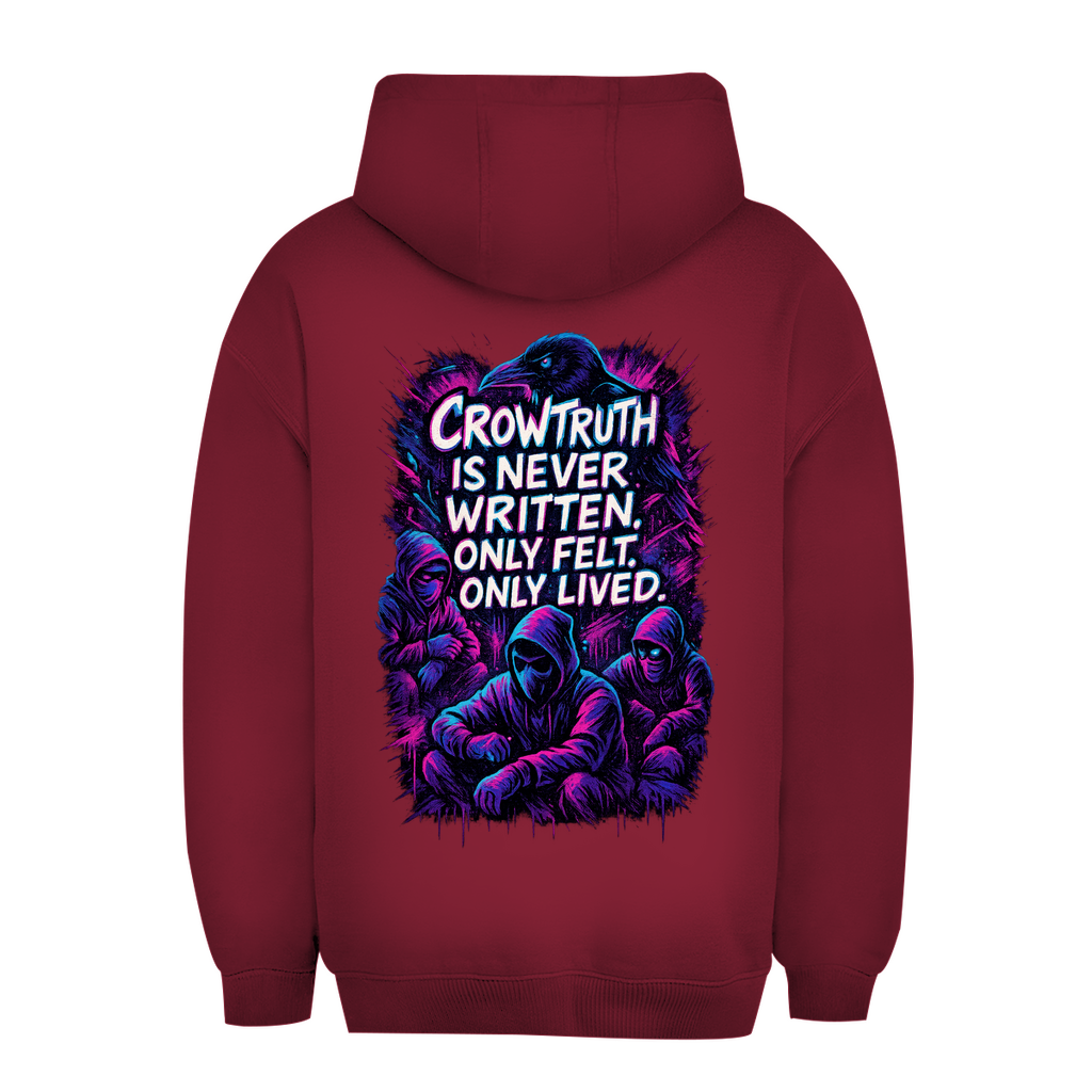 Oversize Hoodie Crowtruth - Clothes