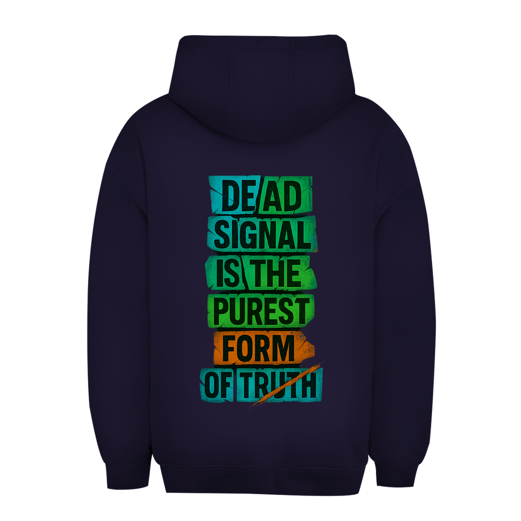 Oversize Hoodie Dead Signal - Clothes