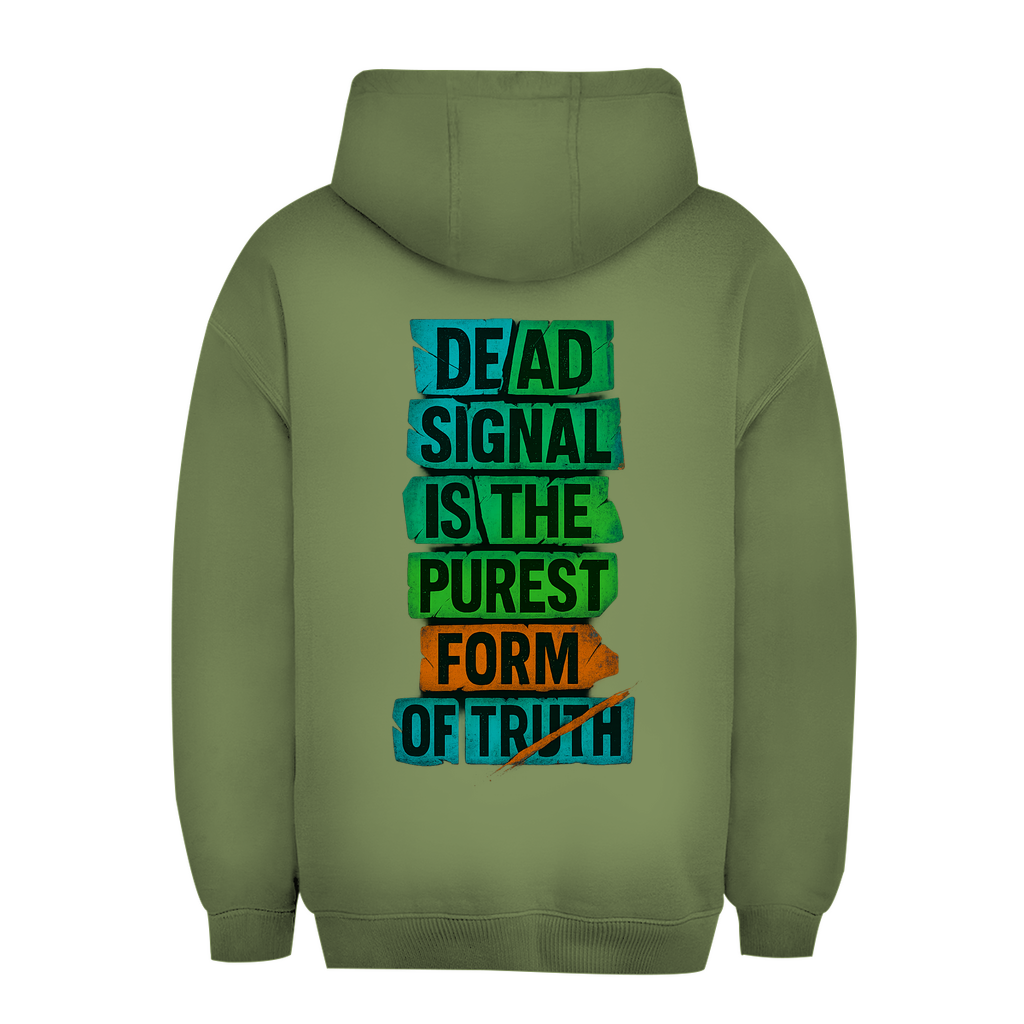 Oversize Hoodie Dead Signal - Clothes