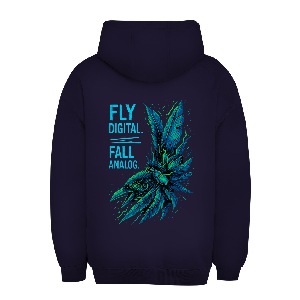 Oversize Hoodie Fly Digital - Clothes
