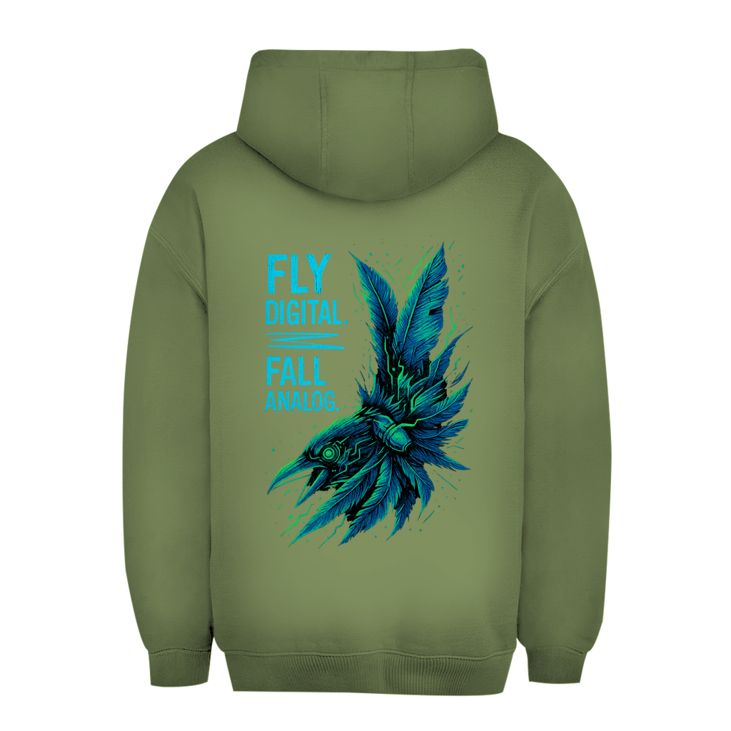 Oversize Hoodie Fly Digital - Clothes