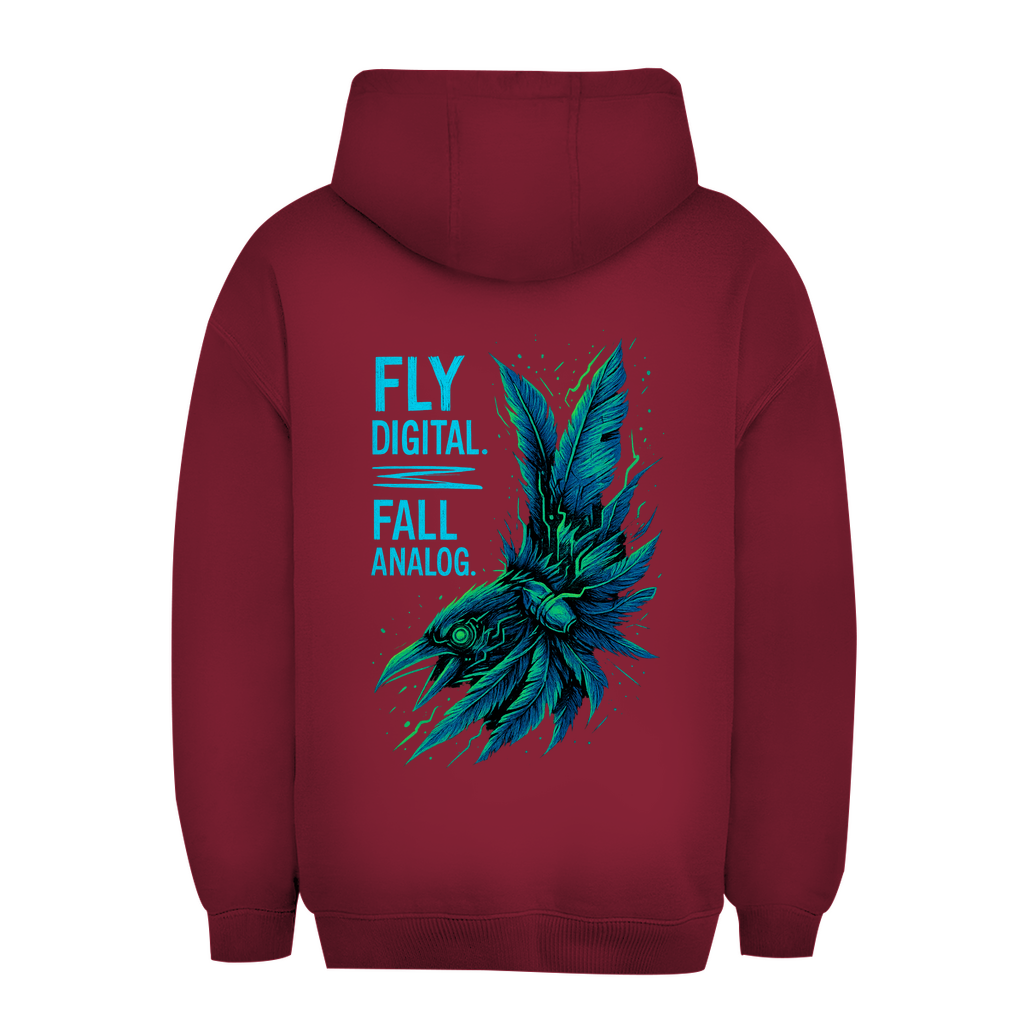 Oversize Hoodie Fly Digital - Clothes