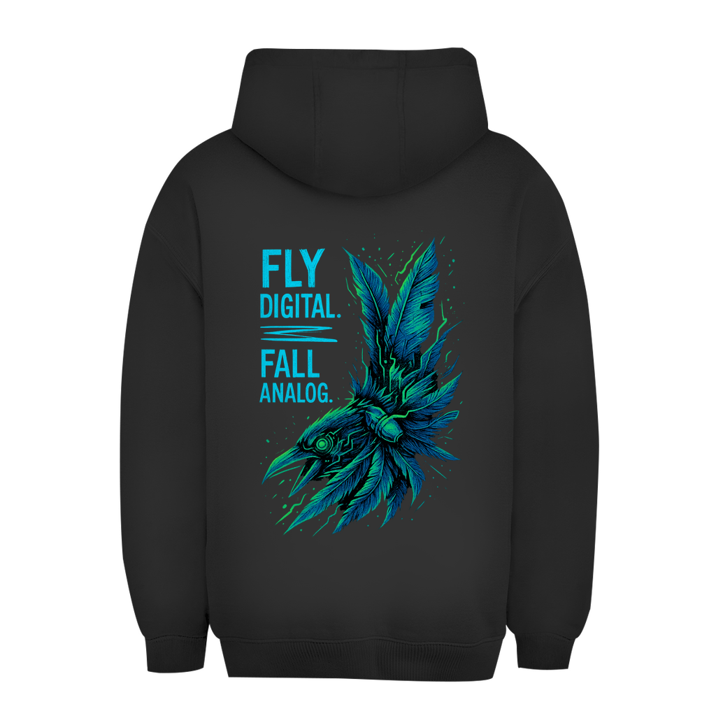 Oversize Hoodie Fly Digital - Clothes