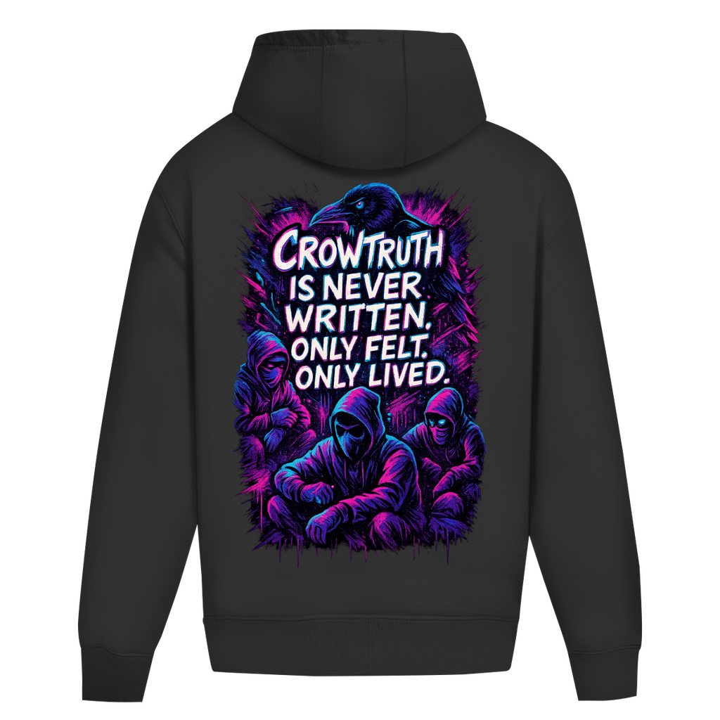 Oversize Hoodie Ohne Kordel Crowtruth - Clothes