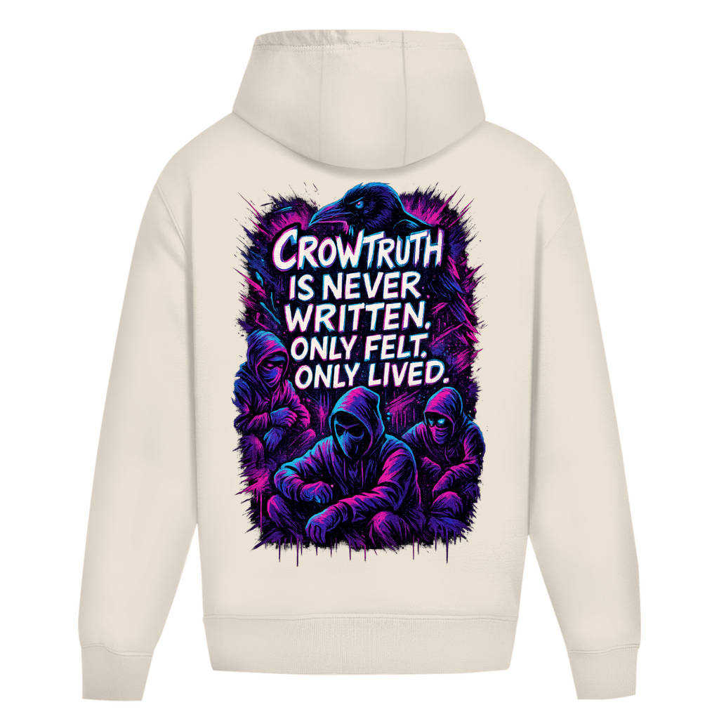 Oversize Hoodie Ohne Kordel Crowtruth - Clothes
