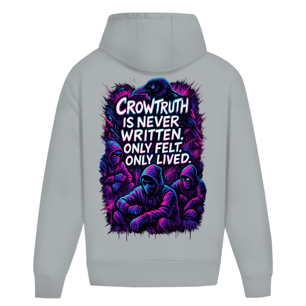 Oversize Hoodie Ohne Kordel Crowtruth - Clothes