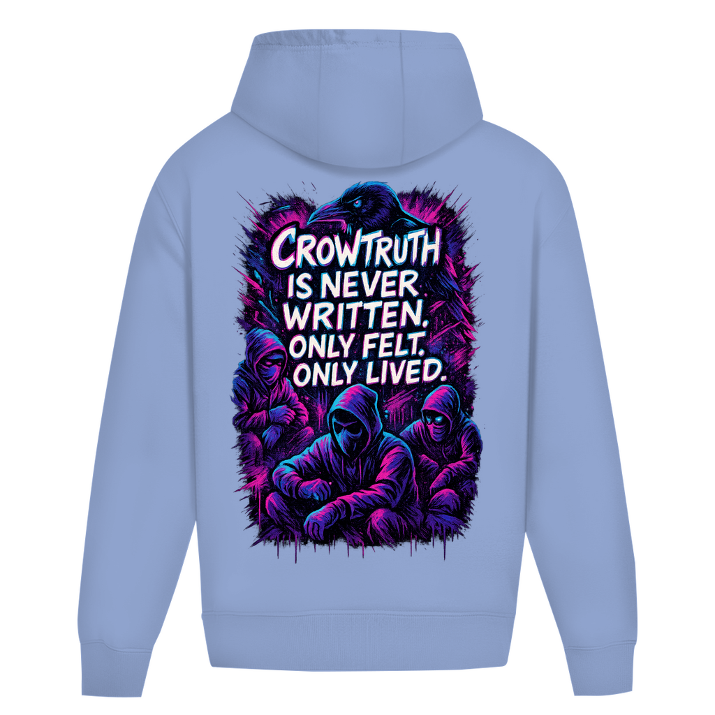 Oversize Hoodie Ohne Kordel Crowtruth - Clothes