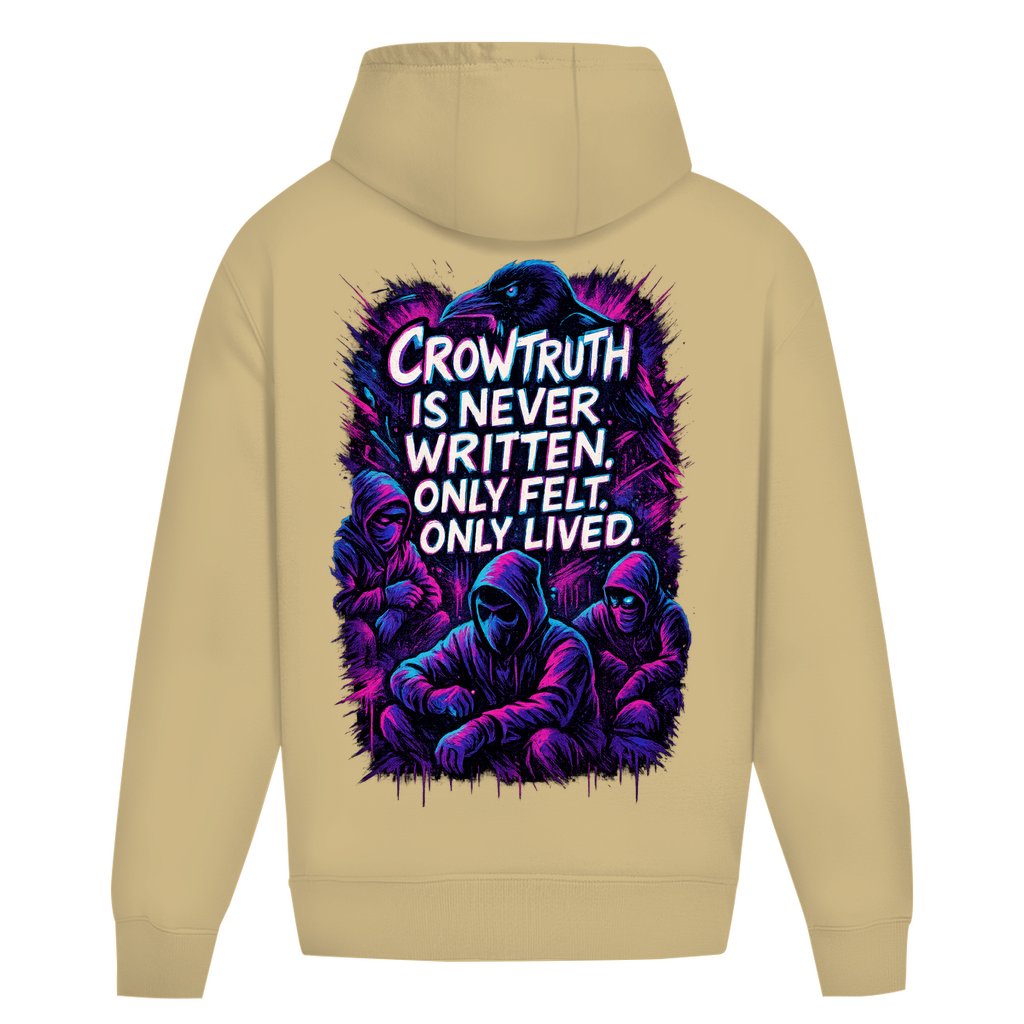 Oversize Hoodie Ohne Kordel Crowtruth - Clothes
