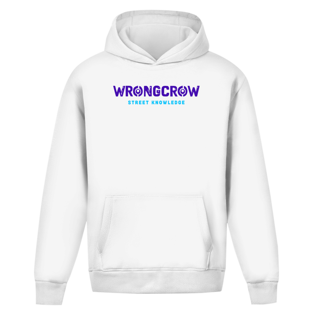 Oversize Hoodie Ohne Kordel Crowtruth - White / S - Clothes
