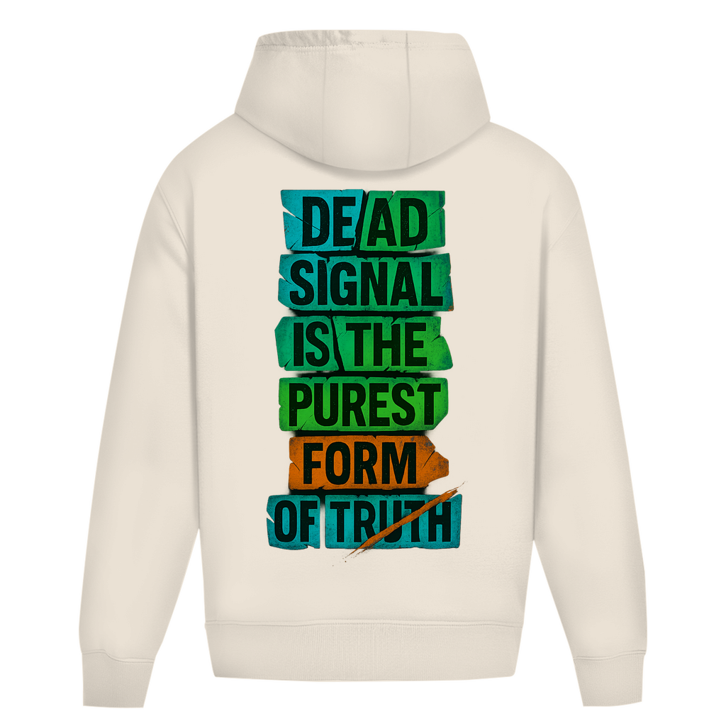 Oversize Hoodie Ohne Kordel Dead Signal - Clothes