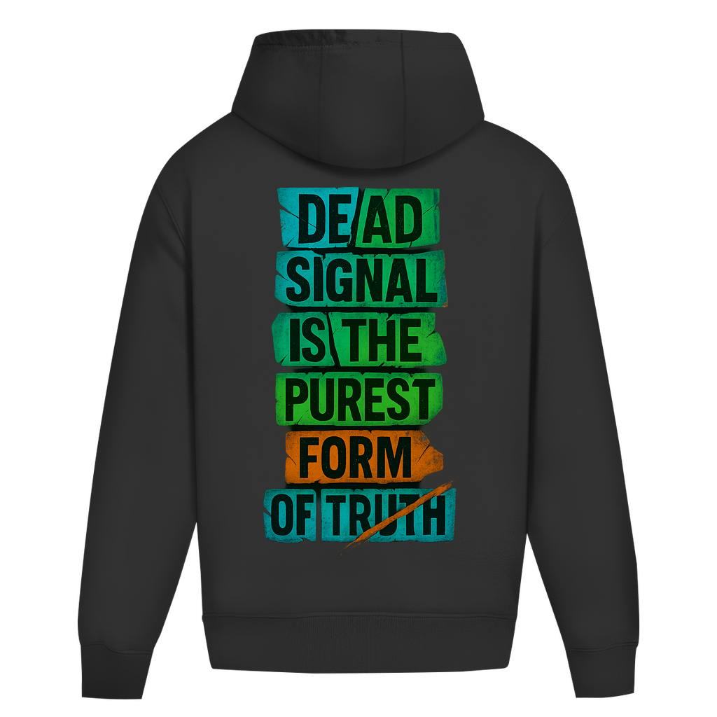 Oversize Hoodie Ohne Kordel Dead Signal - Clothes