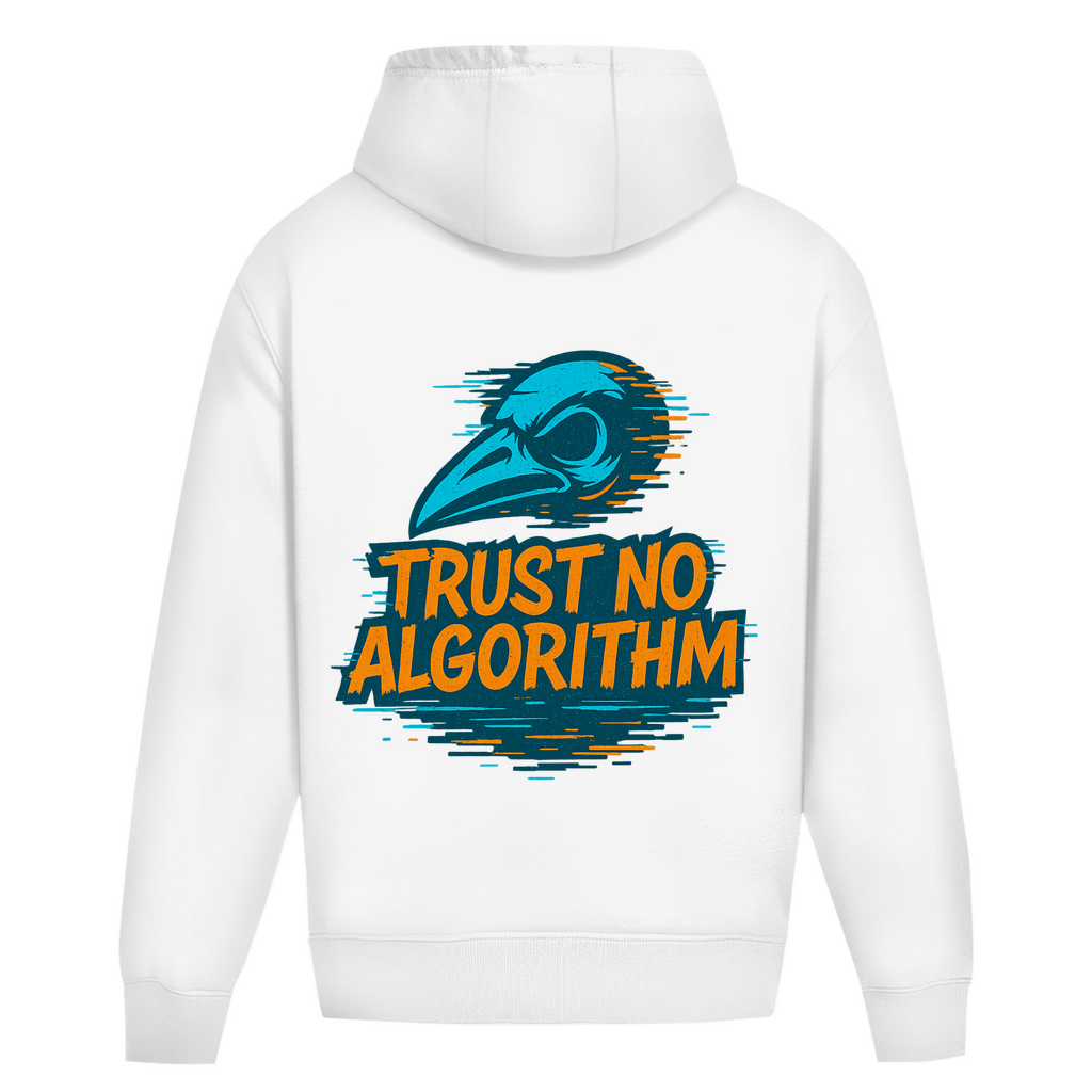 Oversize Hoodie Ohne Kordel Trust No Algorithm - Clothes