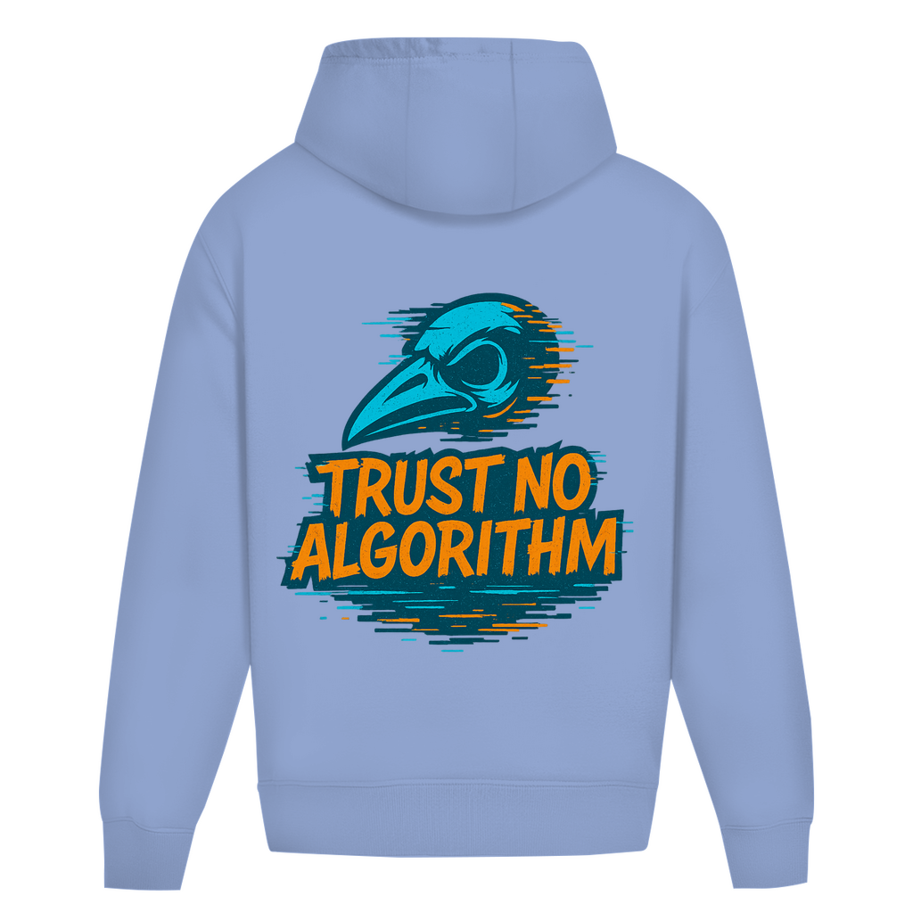 Oversize Hoodie Ohne Kordel Trust No Algorithm - Clothes