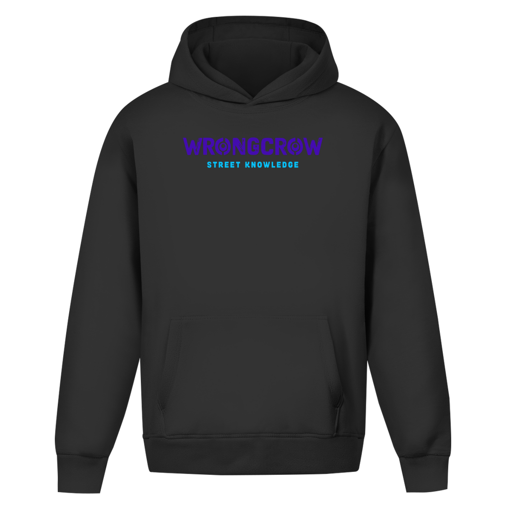 Oversize Hoodie Ohne Kordel Trust No Algorithm - Deep Black / S - Clothes