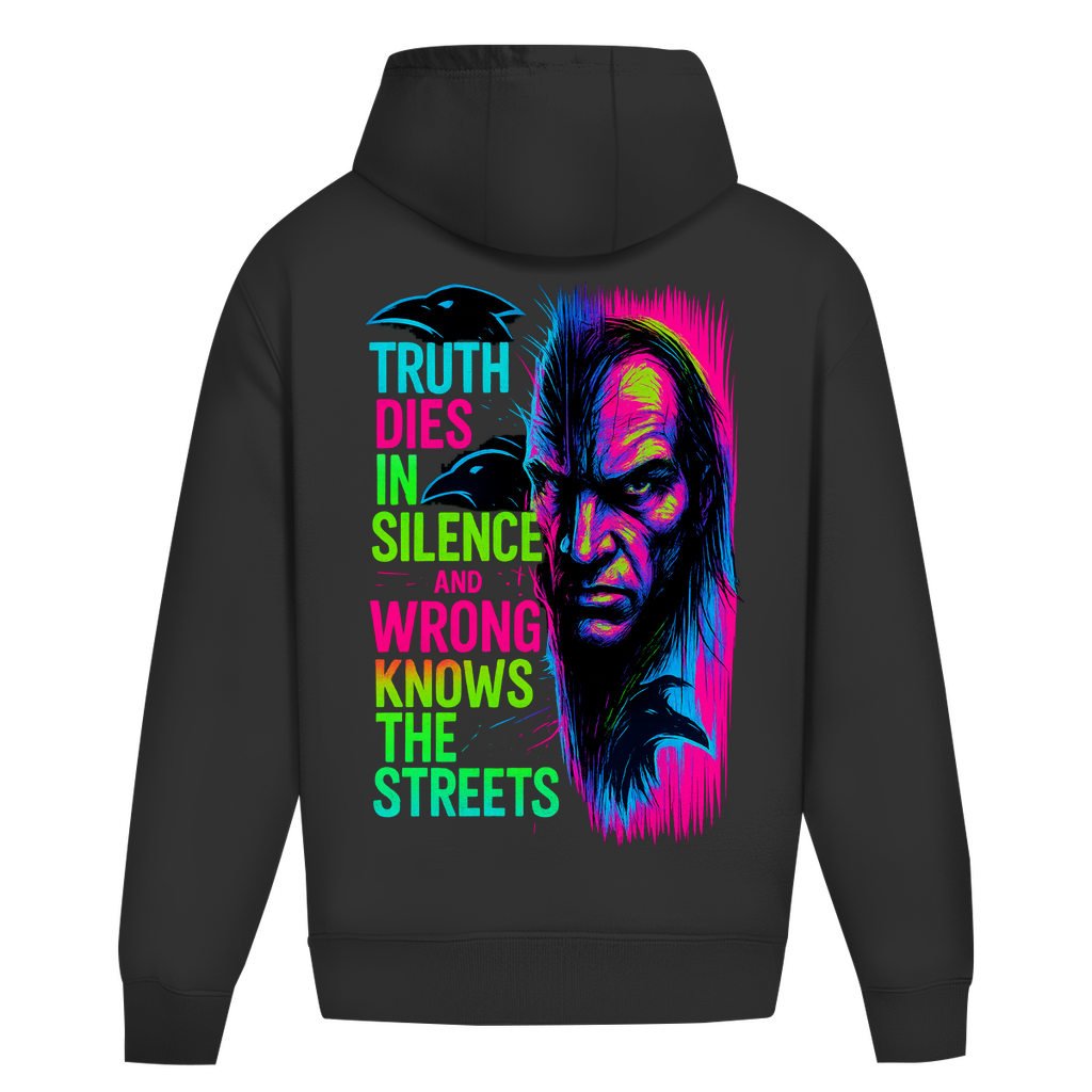 Oversize Hoodie Ohne Kordel Truth Dies In Silence - Clothes