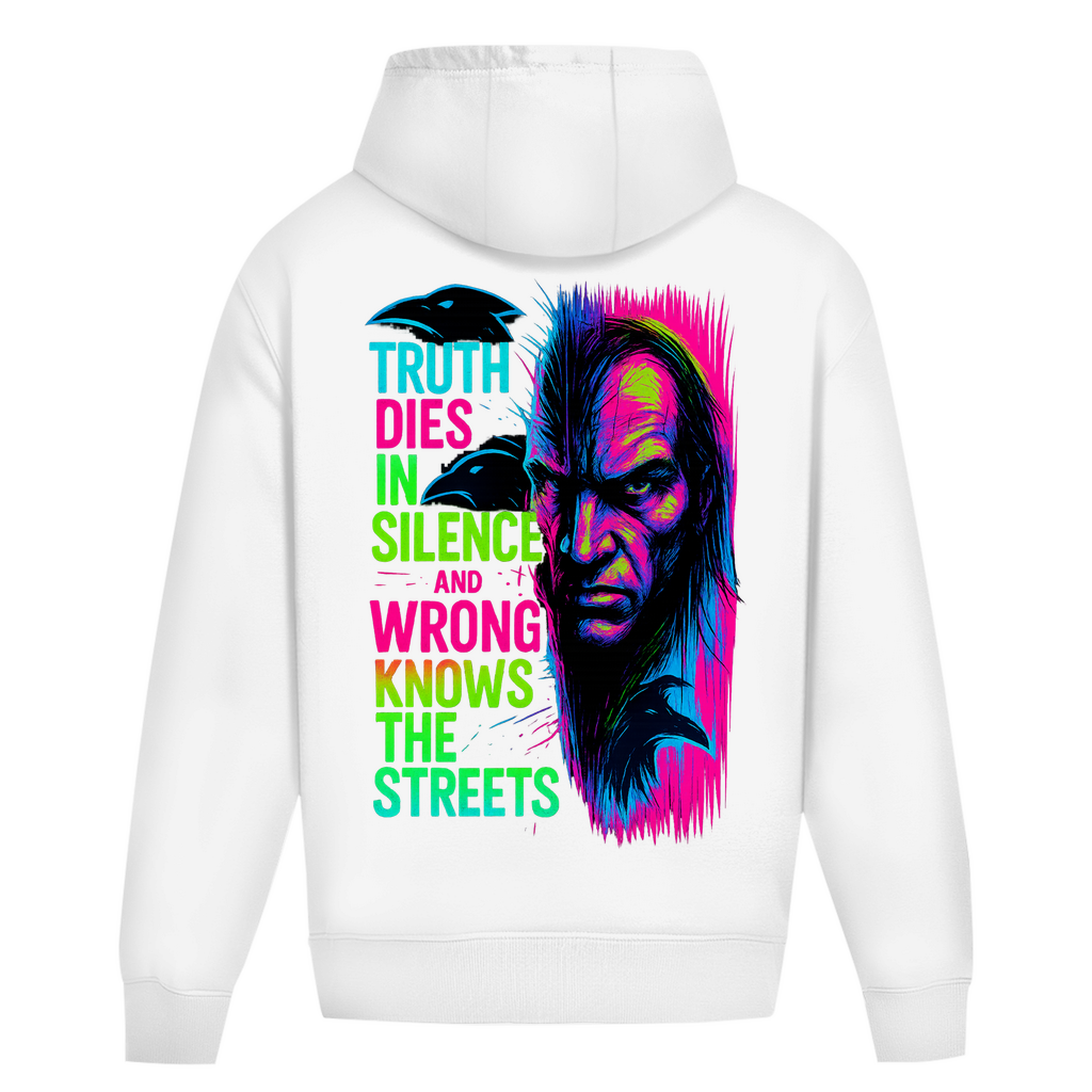 Oversize Hoodie Ohne Kordel Truth Dies In Silence - Clothes