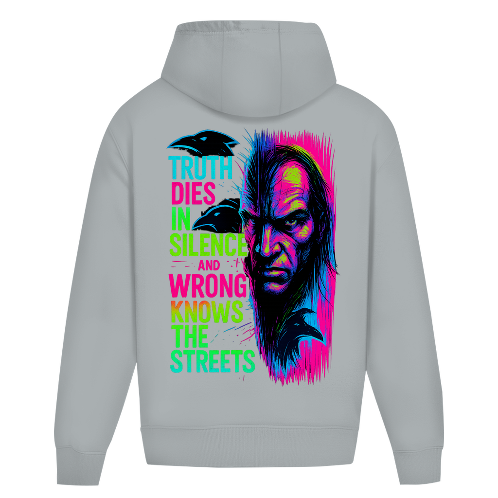 Oversize Hoodie Ohne Kordel Truth Dies In Silence - Clothes