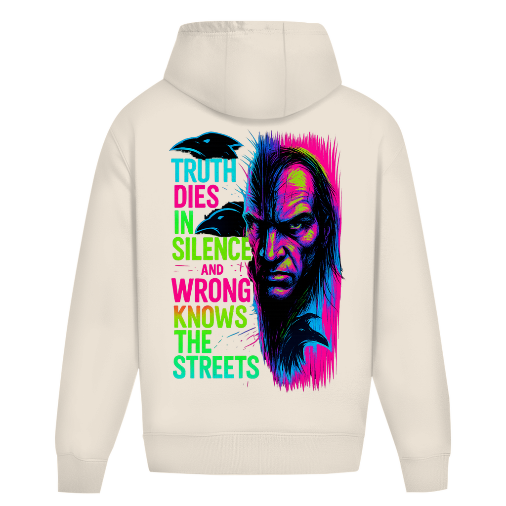 Oversize Hoodie Ohne Kordel Truth Dies In Silence - Clothes