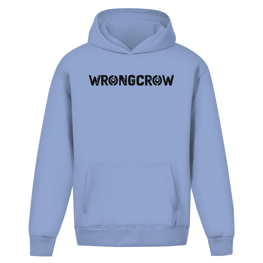 Oversize Hoodie Ohne Kordel Wrongcrow - Powder Blue / S - Clothes