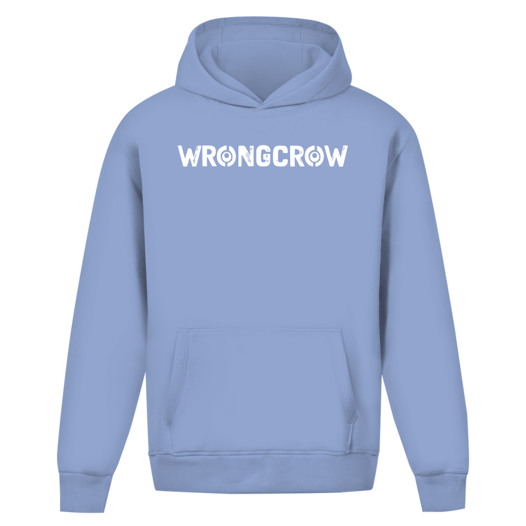 Oversize Hoodie Ohne Kordel Wrongcrow - Powder Blue / S - Clothes