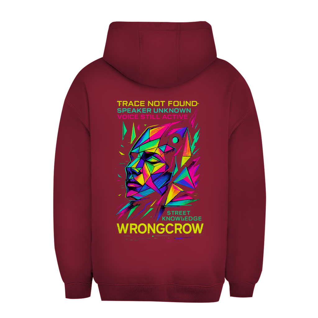 Oversize Hoodie Trace Not Found - Clothes
