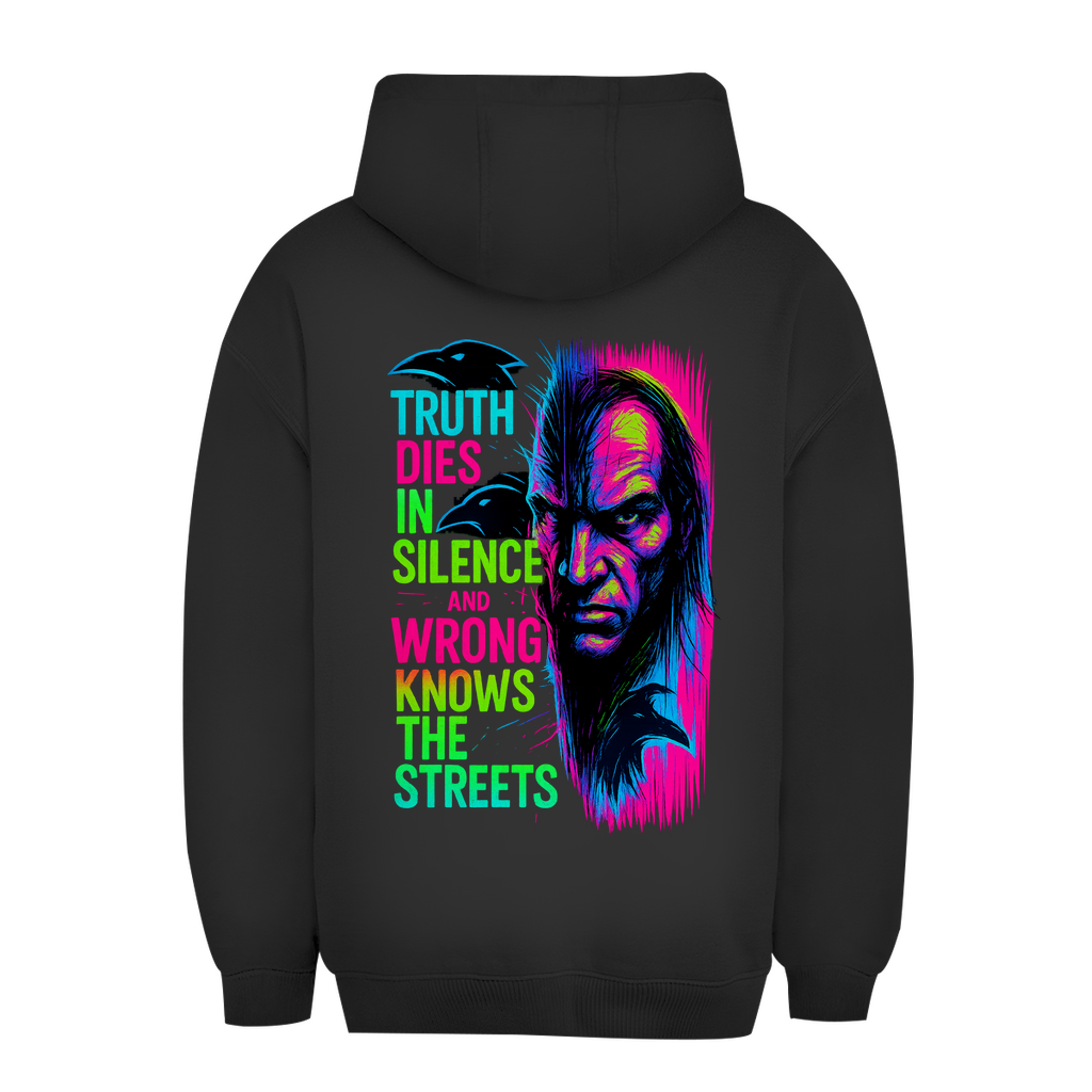 Oversize Hoodie Truth Dies In Silence - Clothes