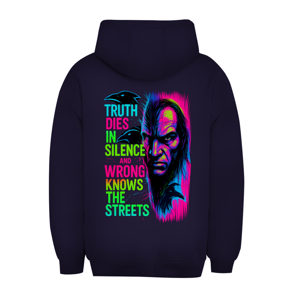 Oversize Hoodie Truth Dies In Silence - Clothes