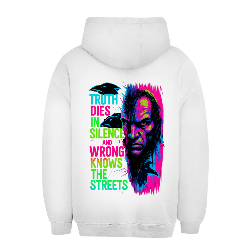 Oversize Hoodie Truth Dies In Silence - Clothes