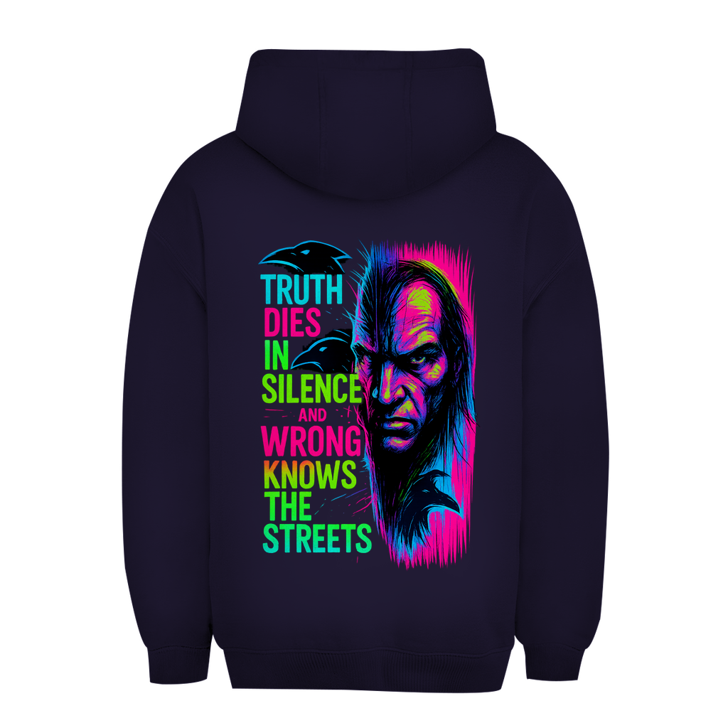 Oversize Hoodie Truth Dies In Silence - Clothes