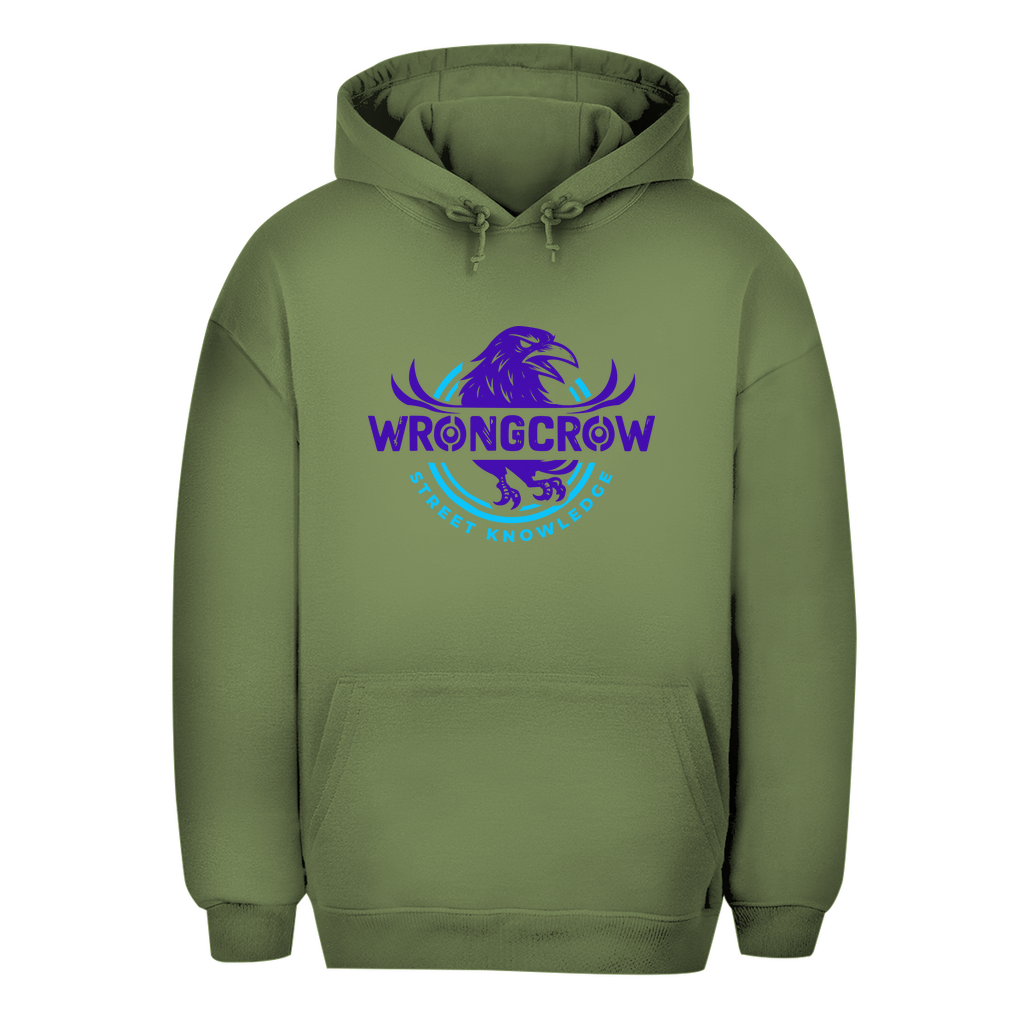 Oversize Hoodie Wrongcrow - Olive / XS - Clothes