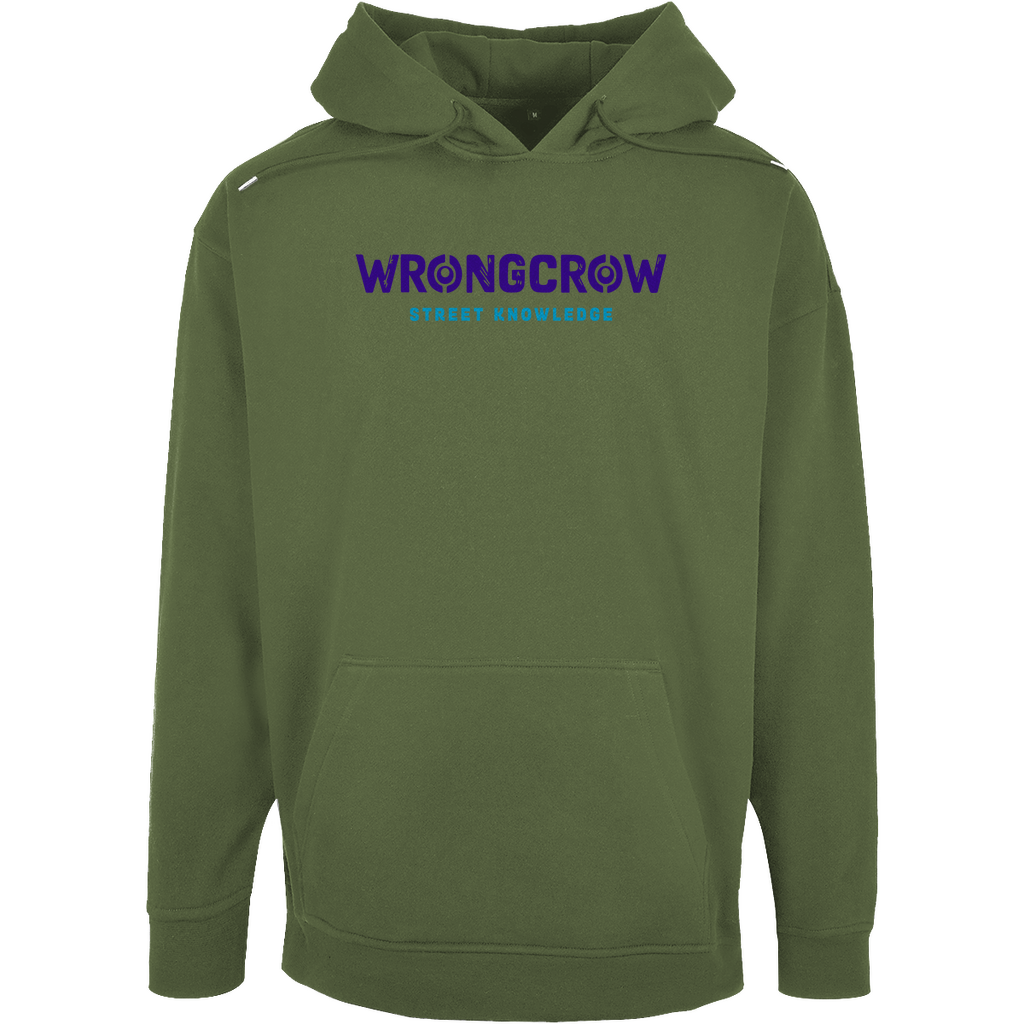 Oversize Hoodie Wrongcrow - Olive / XS - Clothes