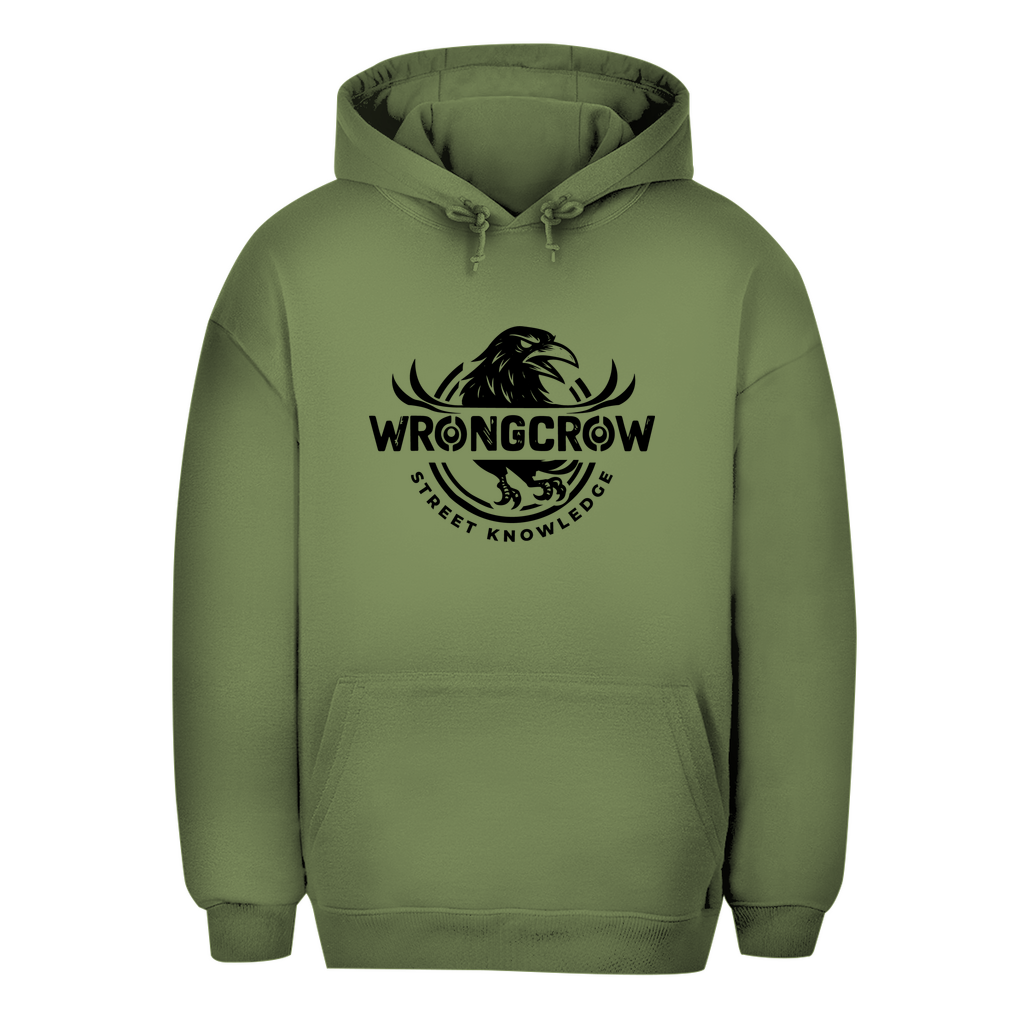 Oversize Hoodie Wrongcrow - Olive / XS - Clothes