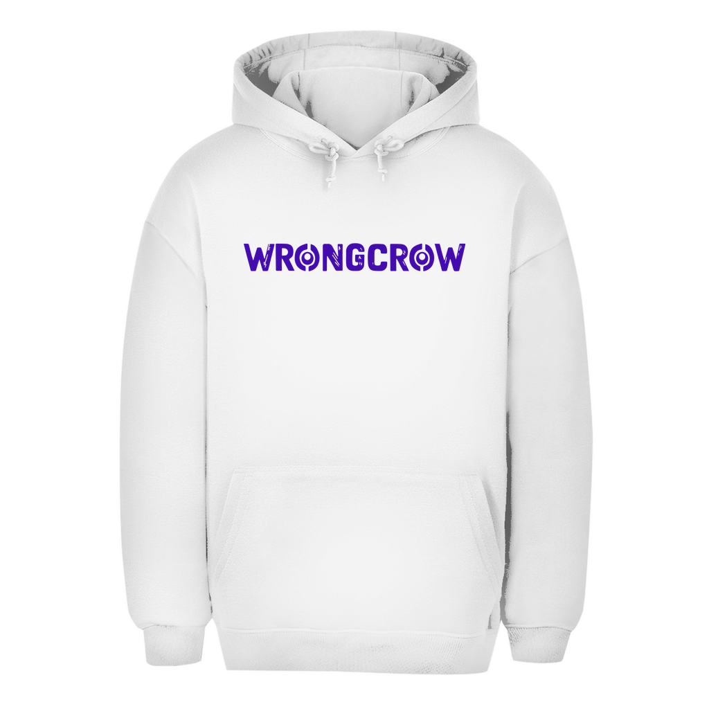 Oversize Hoodie Wrongcrow - White / XS - Clothes