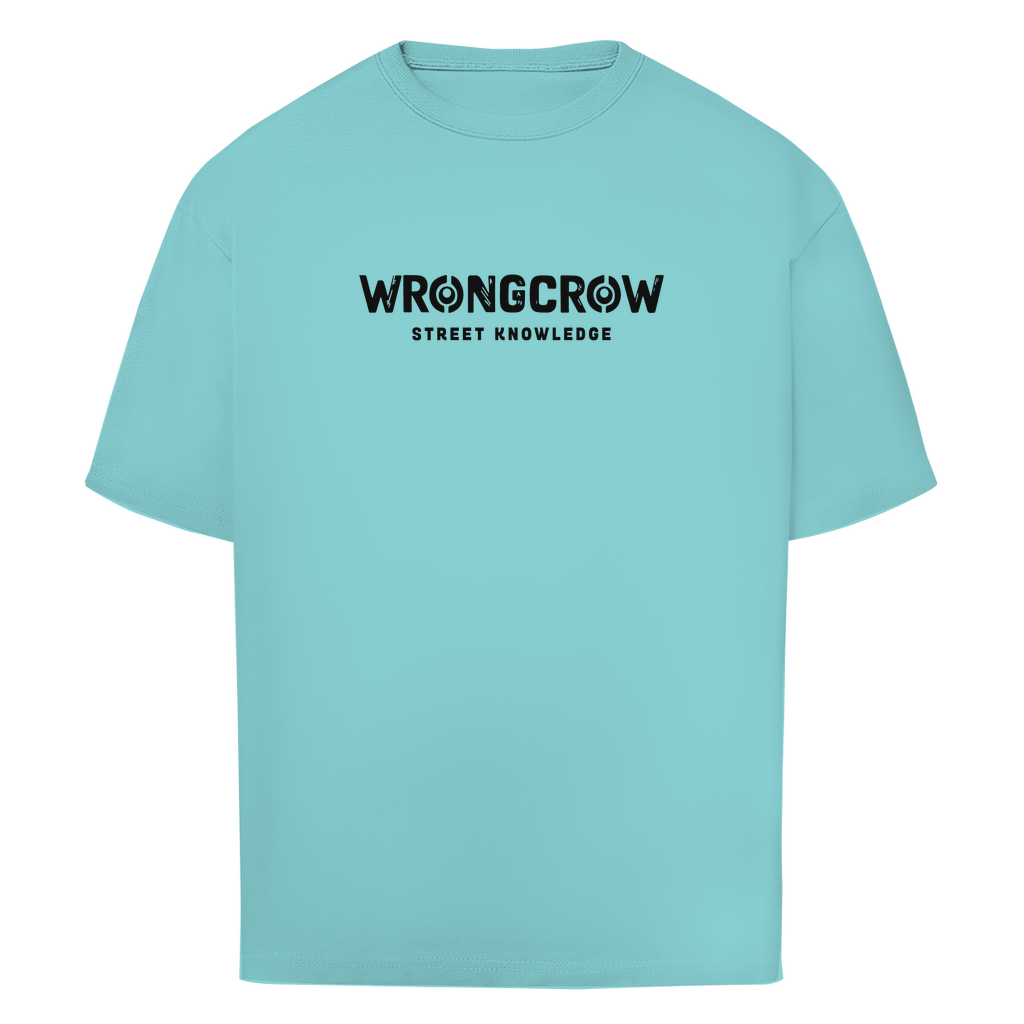 Oversize T-Shirt Wrongcrow - Beryl Blue / S - Clothes