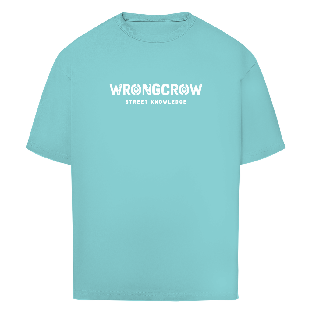 Oversize T-Shirt Wrongcrow - Beryl Blue / S - Clothes