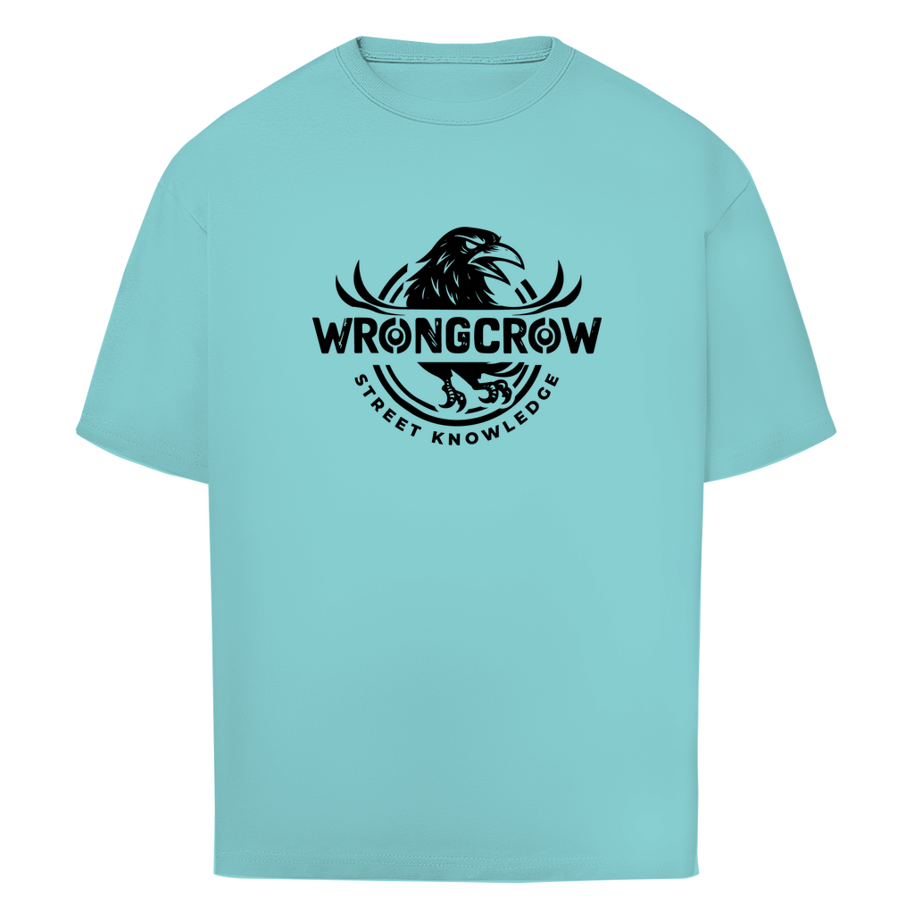 Oversize T-Shirt Wrongcrow - Beryl Blue / S - Clothes