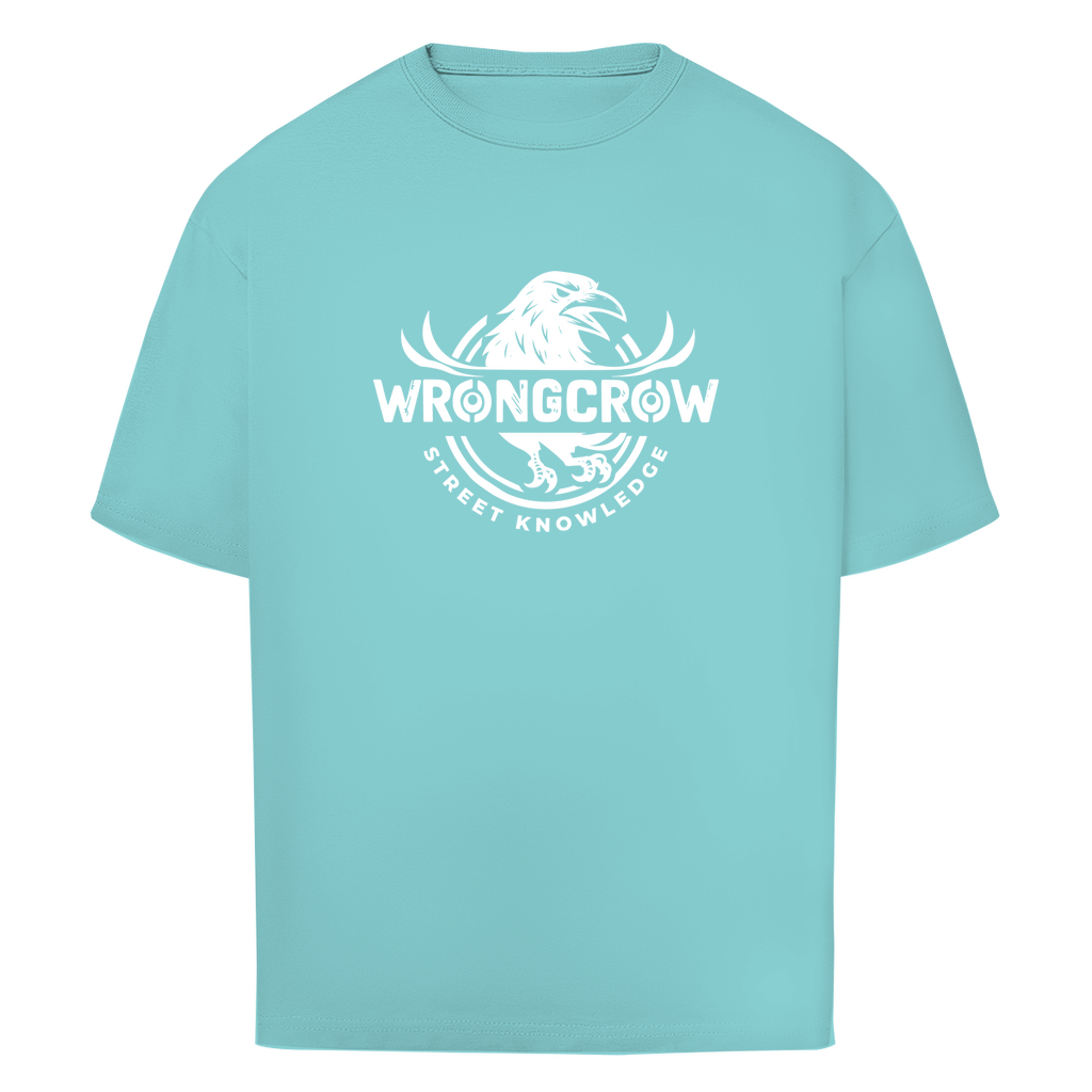 Oversize T-Shirt Wrongcrow - Beryl Blue / S - Clothes