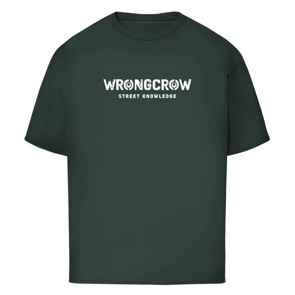 Oversize T-Shirt Wrongcrow - Bottle Green / S - Clothes