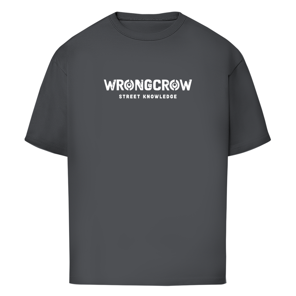 Oversize T-Shirt Wrongcrow - Charcoal / S - Clothes