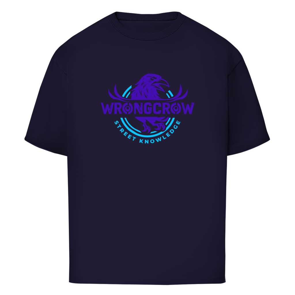 Oversize T-Shirt Wrongcrow - Navy / S - Clothes