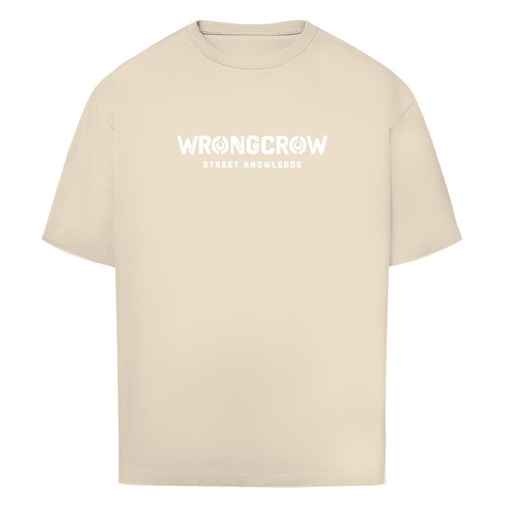 Oversize T-Shirt Wrongcrow - Sand / S - Clothes