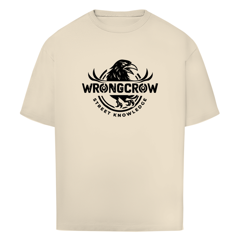 Oversize T-Shirt Wrongcrow - Sand / S - Clothes