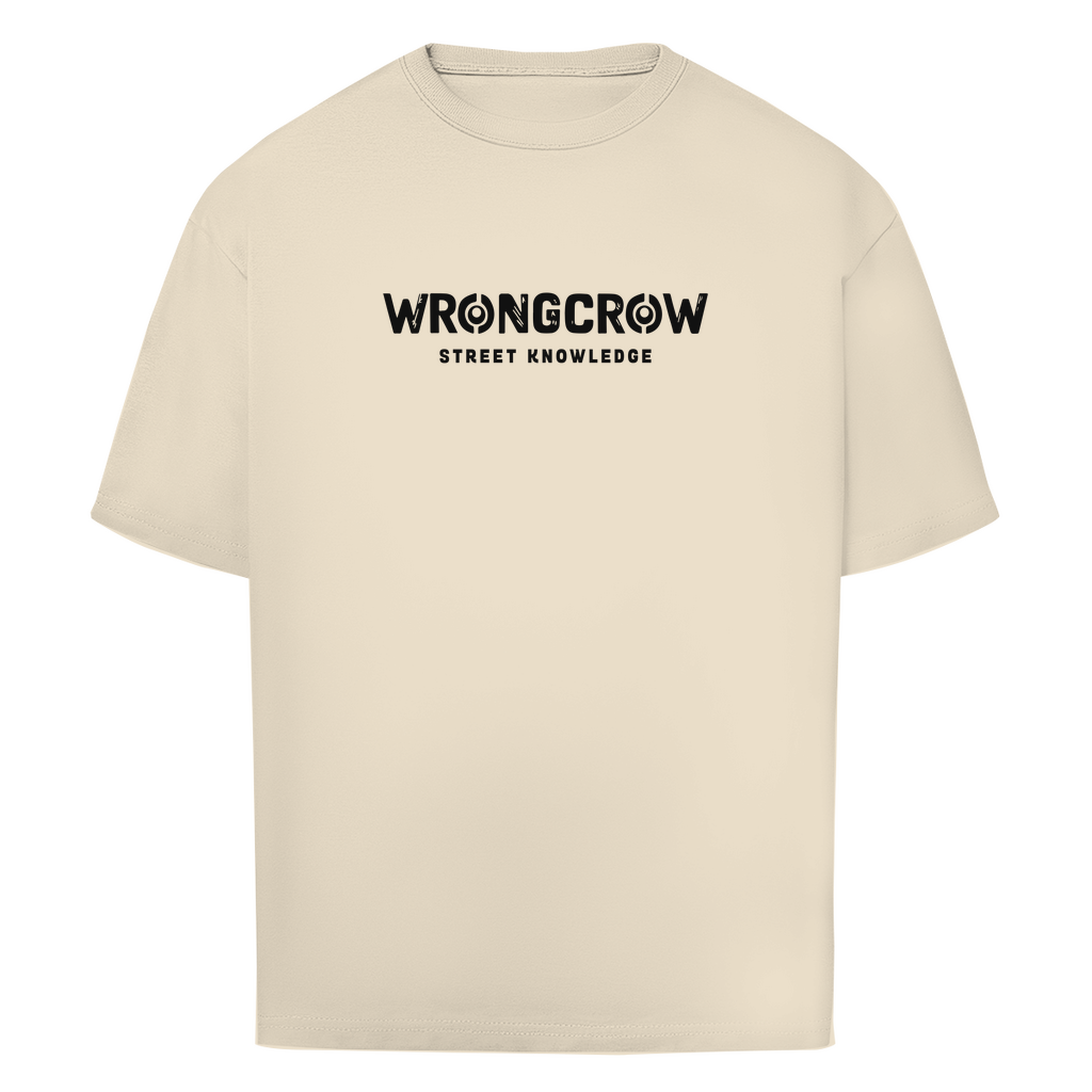 Oversize T-Shirt Wrongcrow - Sand / S - Clothes