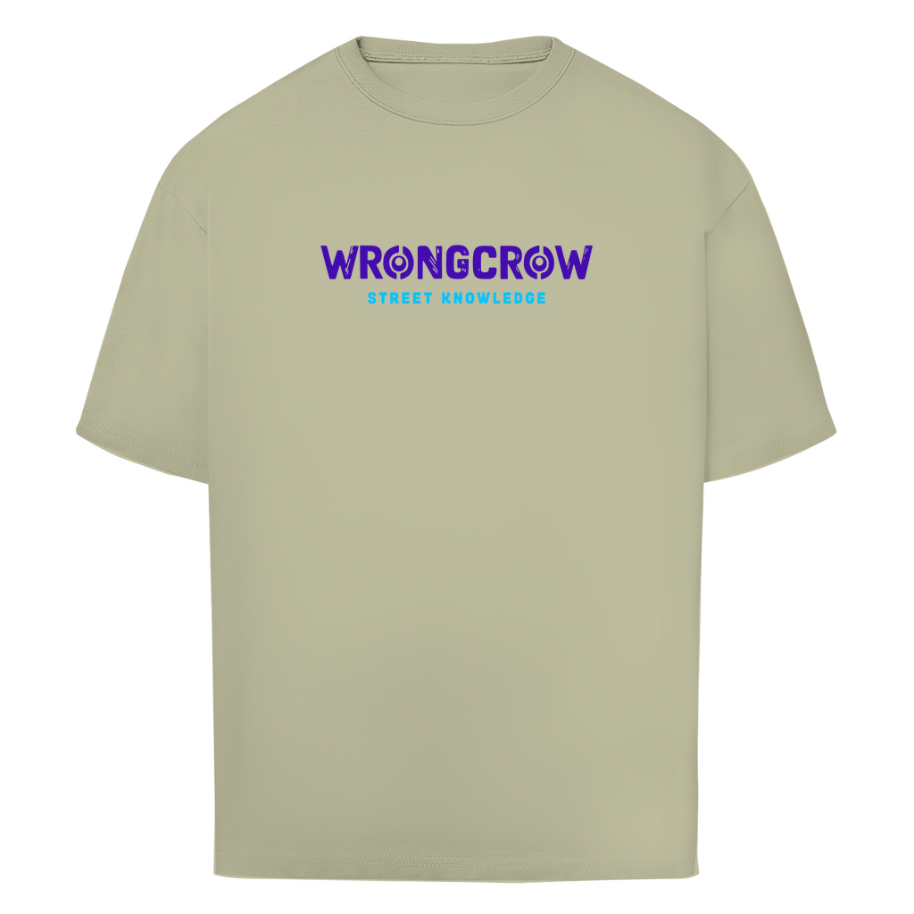 Oversize T-Shirt Wrongcrow - Soft Salvia / S - Clothes